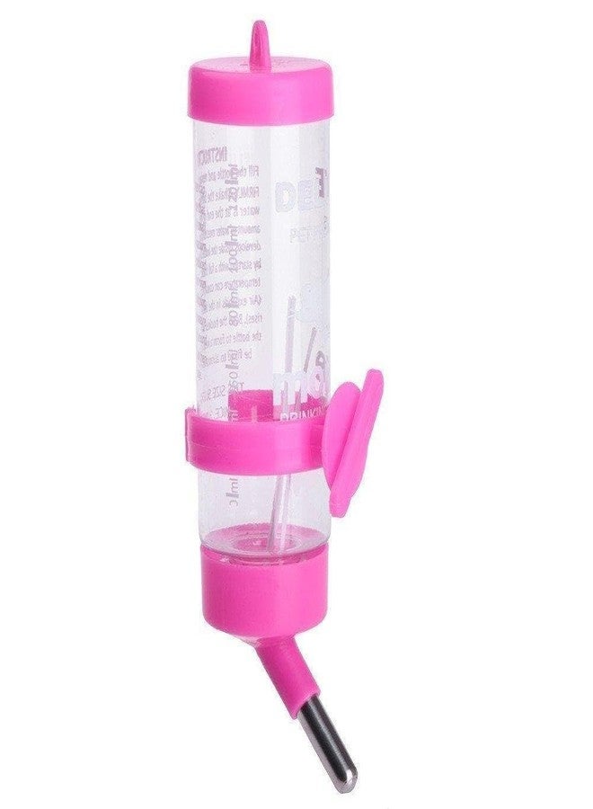Sage Square 250 ML Leak Proof Water Bottle, Cage Accessories for Small Pets Hamster, Dwarf, Gerbil, Mice, Guinea Pig, Ferret, Rabbit (Pink) - Image 1